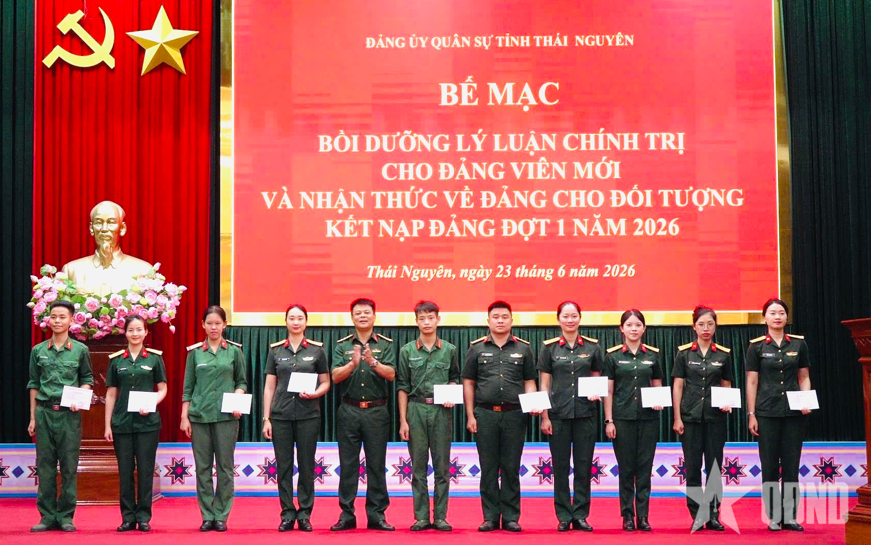 Đảng bộ Quân sự tỉnh Thái Nguyên: Bồi dưỡng “hạt giống đỏ” từ thực tiễn